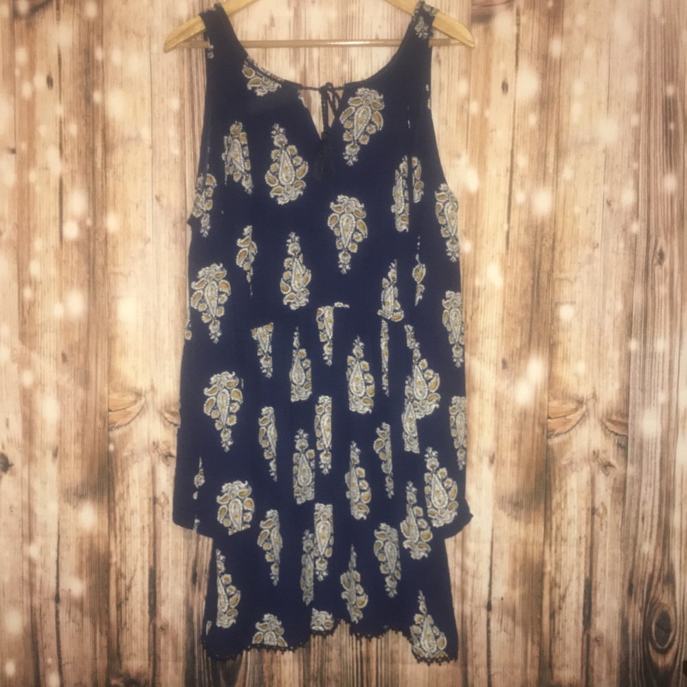Exhilaration Cold Shoulder Fall Dress